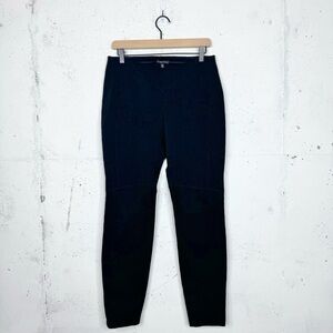 Eileen Fisher Black Ponte Knit Trousers Pants Size Small
